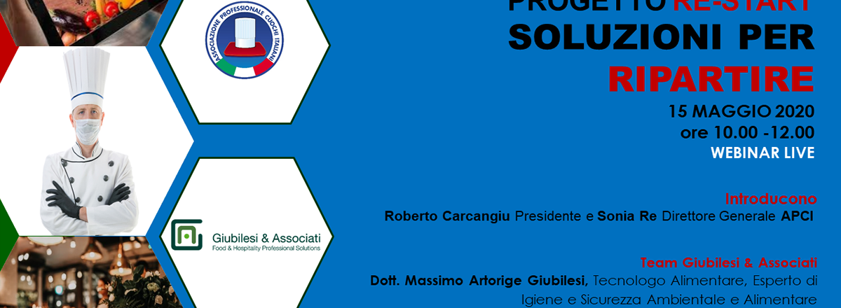PROGETTO RE – START: SOLUZIONI PER RIPARTIRE. MASTERCLASS CON APCI